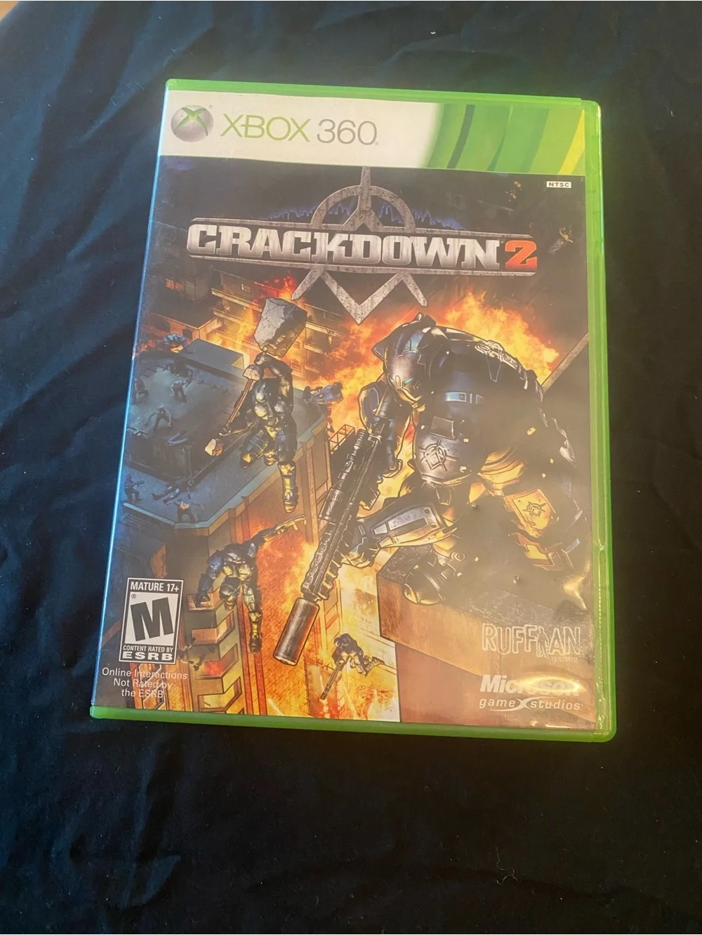 Crackdown 2 - Black/Green Game Case